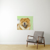 Pintura de Chow Chow - Arte Perro Original.