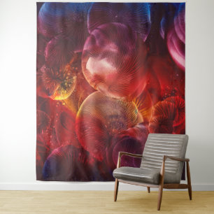 Tapiz Pintura de fantasía abstracta pintada a mano