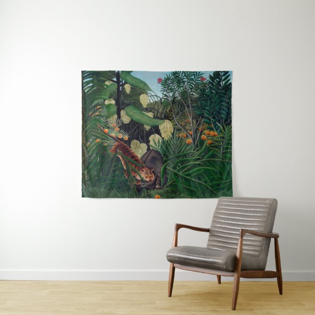 Tapiz Pintura de Henri Rousseau de 1908 (In situ (horizontal))