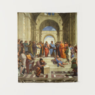 Tapiz Pintura De La Escuela De Atenas