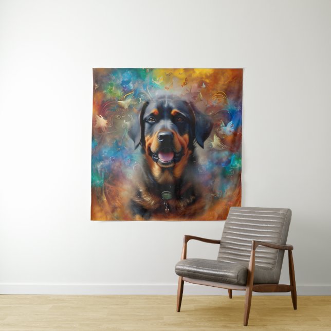 Tapiz Pintura de mariposa para su propia imagen personal (In situ)