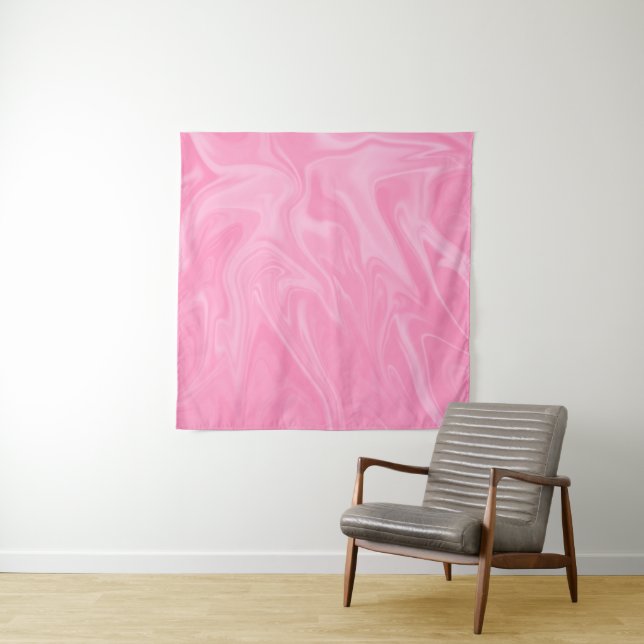Tapiz Pintura de ondas rosadas | Mejor arte abstracto mí (In situ)