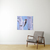 Pintura de pájaro lechoso - Arte original de pájar