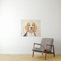Pintura de perro sabueso Beagle Arte animal origin