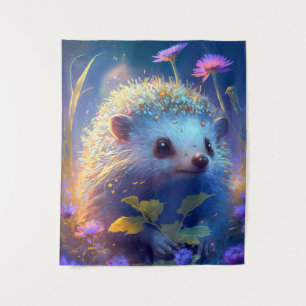 Tapiz Pintura de retrato animal Hedgehog Vida silvestre