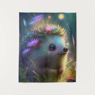 Tapiz Pintura de retrato animal Hedgehog Vida silvestre