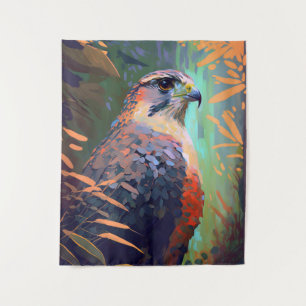 Tapiz Pintura de retrato de animales de ave de Halcón Li