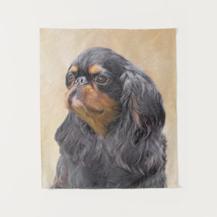 Tapiz Pintura de Spaniel de Juguete Inglés Arte Animal O