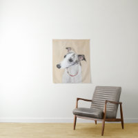 Pintura de Whippet - Arte Cute Original Perro