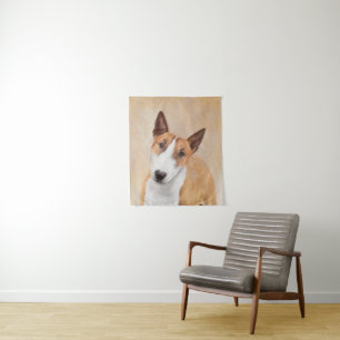 Tapiz Pintura en miniatura de Bull Terrier - Arte origin