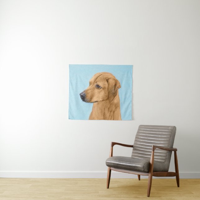 Tapiz Pintura Ridgeback Rhodesiana - Arte Perro Original (In situ (horizontal))