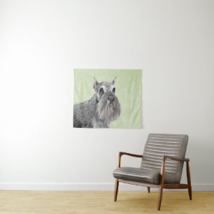 Tapiz Pintura Schnauzer (gigante, estándar) - Arte de pe