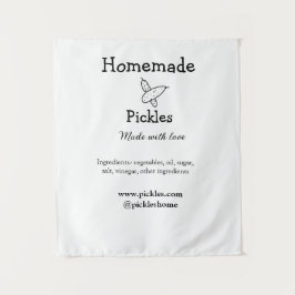 Tapiz Piquetes caseros hechos con amor agregar sitio web