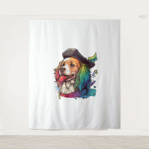 Tapiz Pirata de perro de Golden Retriever