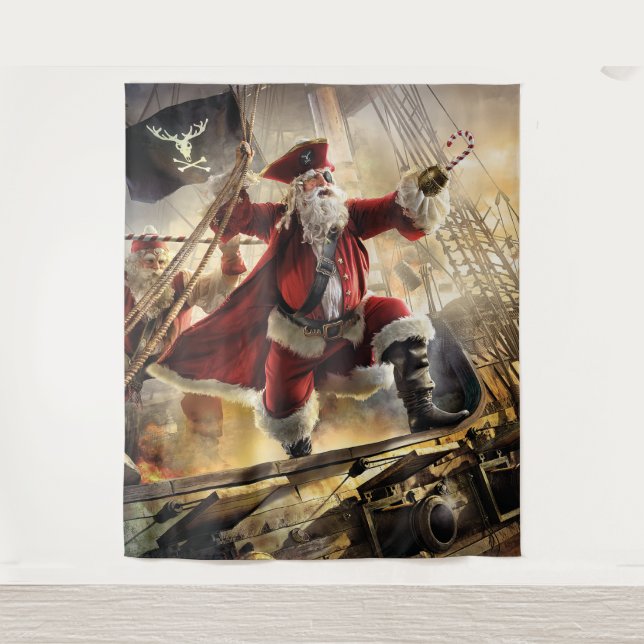 Tapiz Pirata Santa (Anverso)