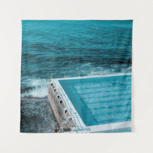 Tapiz Piscina cerca del mar