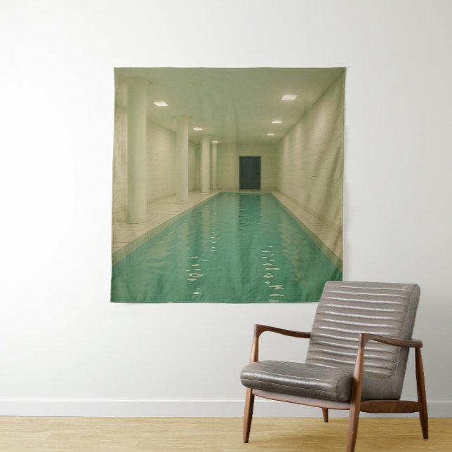 Tapiz Piscina de cemento Dreamcore - Fondo Surreal Eerie (Subido por el creador)