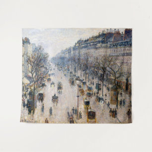 Tapiz Pissarro - Boulevard Montmartre, invierno por la m