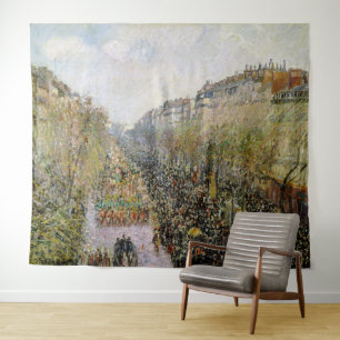 Tapiz Pissarro - Boulevard Montmartre, Martes de Carnava