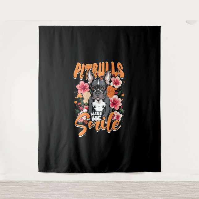 Tapiz Pitbull Pitbulls (Anverso)
