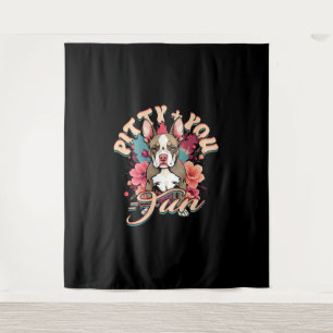 Tapiz Pitbull Pitbulls Pitbullty + You = Divertido