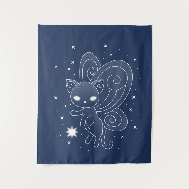 Tapiz Pixie Cat - Fairy Wings Kitty EP (Anverso)