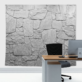 Tapiz Pizarras de Piedra Rústica Pared de Piedra Gris Cl