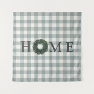 Tapiz Plaid HOME Farmhouse Gingham Country Elegante