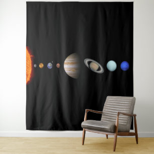 Tapiz PLANETAS de la tapicería del personalizado de la