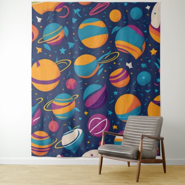 Tapiz  Planets Wallpaper (In situ)