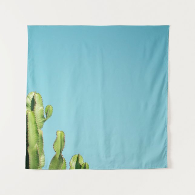 Tapiz Planta de cactus verdes (Anverso)