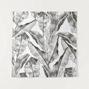 Tapiz Plantas tropicales con estampado de selva sin cost