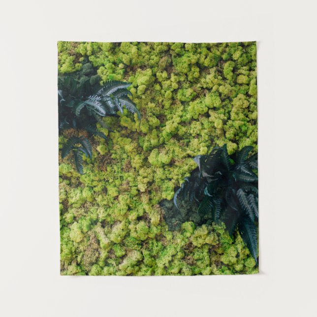 Tapiz Plantas verdes arboladas (Anverso)