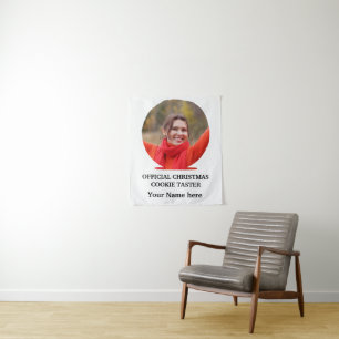 Tapiz plantilla de fotografía de Navidades modernos pers