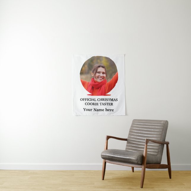 Tapiz plantilla de fotografía de Navidades modernos pers (In situ)