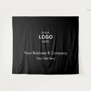 Tapiz Plantilla de logotipo de negocio de lujo negro per