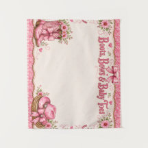 Platos de papel para baby shower de vaquera rosa |