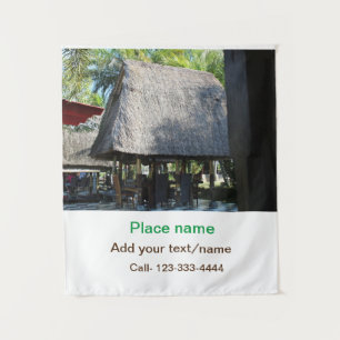 Tapiz playa de agua océano playa añadir nombre de sitio 