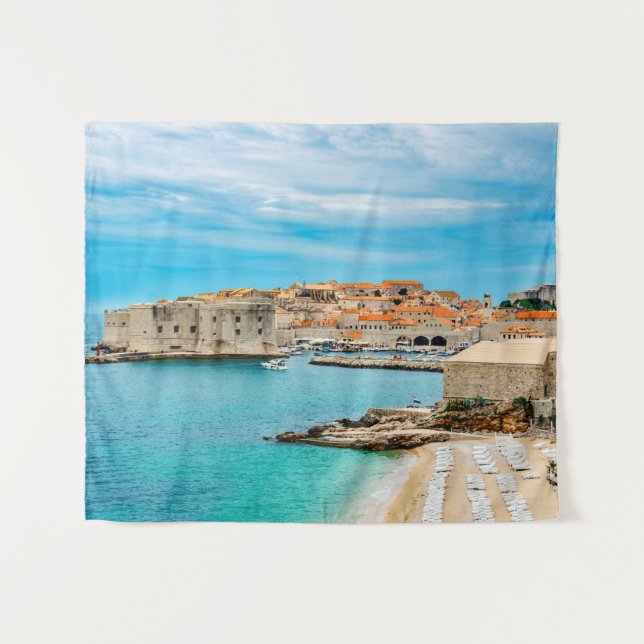 Tapiz Playa de Dubrovnik (Anverso (horizontal))