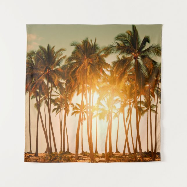 Tapiz Playa tropical (Anverso)