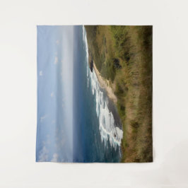 Tapiz Playa Tropical Mar Azul Caribe