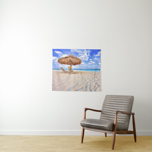 Tapiz Playas tropicales | Playa de arena de Aruba (In situ (horizontal))