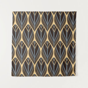 Tapiz plumas de estilo indio patrón sin fisuras en plata