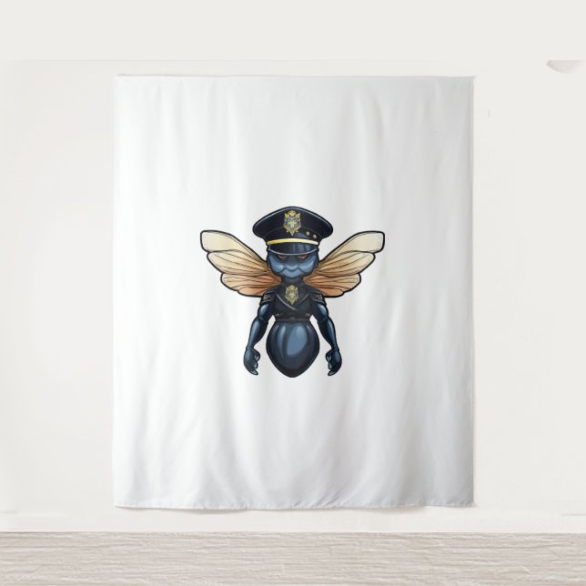 Tapiz Policía de Dragonflies (Anverso)