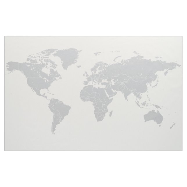 Tapiz político simple de la tela del mapa del (Yarda)