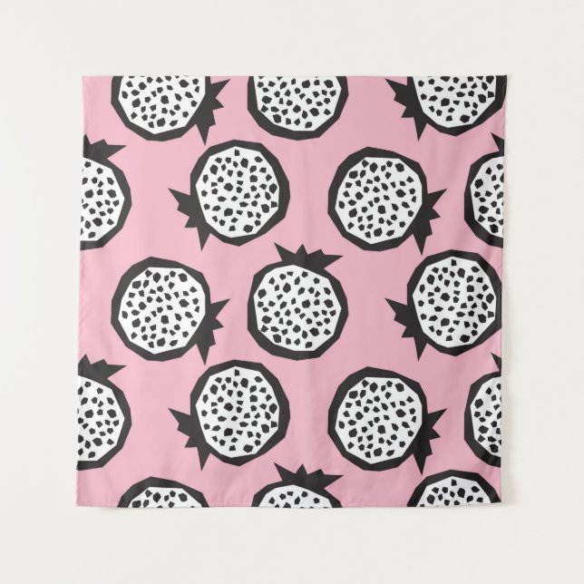 Tapiz Pomegranate seamless pattern in modern abstract st (Anverso)