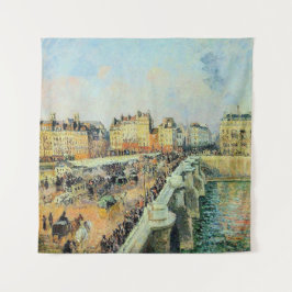 Tapiz Pont Neuf, Tarde, Sunlight Camille Pissarro