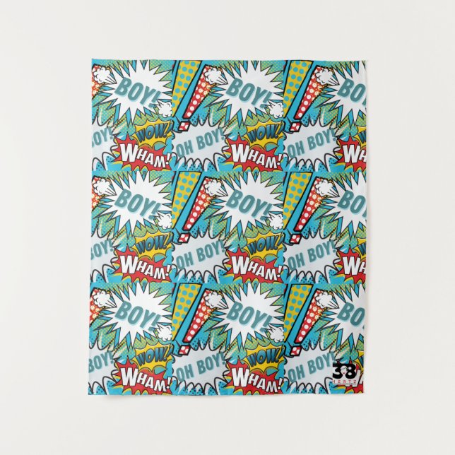 Tapiz Pop Art Baby Boy (Anverso)