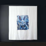 Tapiz Pop Art Colorous Bunny Rabbit Blue<br><div class="desc">Pop Art Colorous Bunny Rabbit Blue</div>