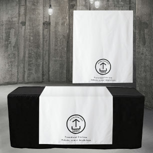 Tapiz Pop-Up Shop Business Logo Text Banner Table Runner